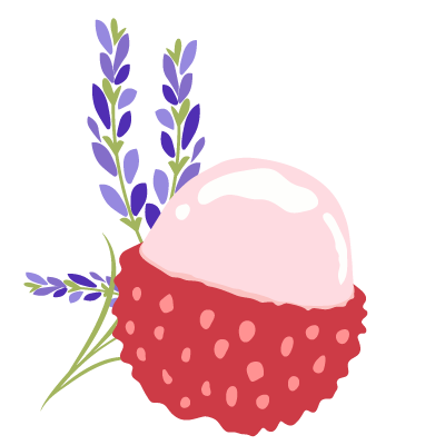 Dragonfruit and lavender